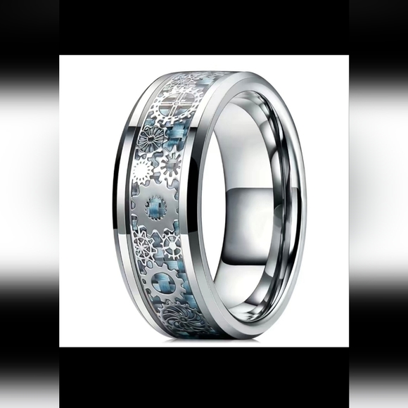 COPY - Stainless steel steam punk gears ring size 6 to 13 - Picture 2 of 3